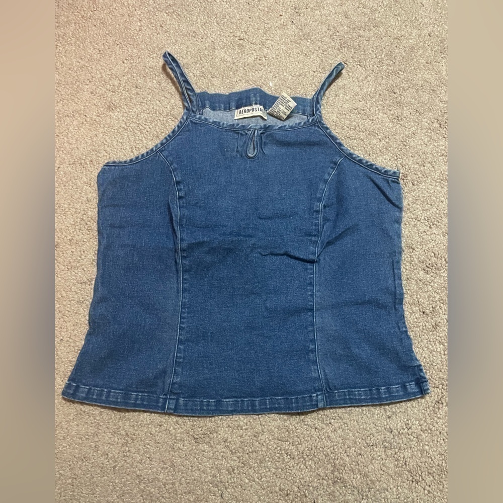 Aeropostale Jean Key hole‎ tank top size small